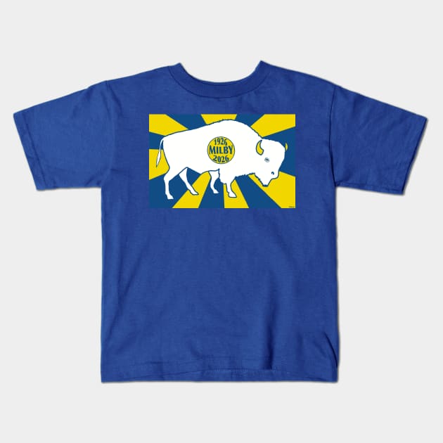 Milby High school Anniversary Kids T-Shirt by KBILU_Art